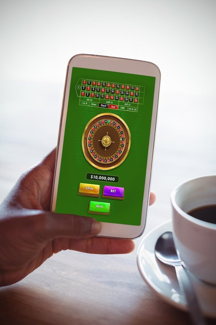 Suasana arcade ikan di ponsel
